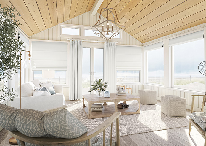 Lyra, Polar - Twist&Fit Roman Blind - Image 6